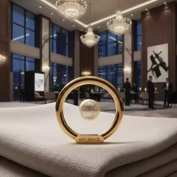 Аренда Кольцо для салфетки Pearl золото в Гранд Отель Поляна — ART SPACE