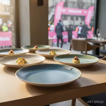 Аренда Блюдо для подачи с волнистым краем Токио в ресторане «Sanremo» — ART SPACE