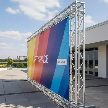Аренда Баннер ламинированный Frontlit Vikuflex A 440 гр 50х2.2 м в Rodina Grand Hotel & SPA — ART SPACE