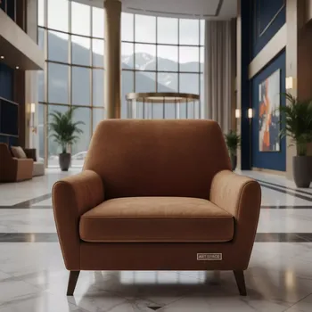 Аренда Чехол Е01 на стул Eames уплотненный коричневый в Sochi Marriott Krasnaya Polyana — ART SPACE