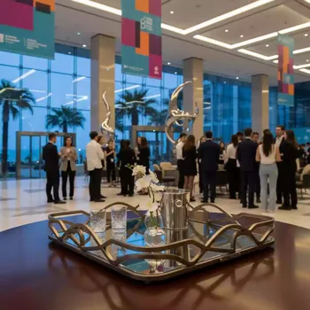 Аренда Поднос зеркальный с орнаментом 37х28 см в отеле Hyatt Regency Sochi — ART SPACE