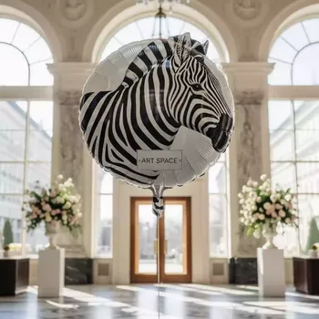 Аренда Шар фольгированный Зебра в Imeretinskiy Hotel — ART SPACE