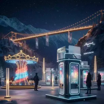 Аренда Аттракционы новогодние в Skypark Sochi — ART SPACE