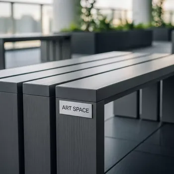 Аренда Скамейка деревянная серого цвета в Pullman Sochi Centre — ART SPACE