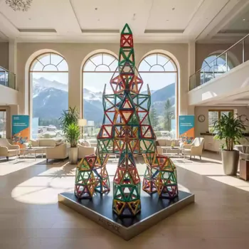 Аренда Конструктор напольный магнитный МЕГА МАККИ 265 в Golden Tulip Rosa Khutor — ART SPACE