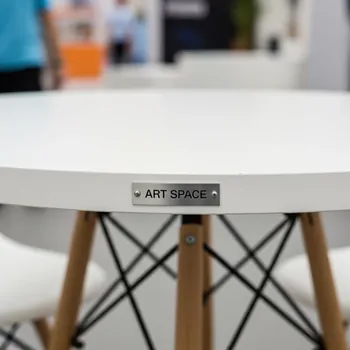 Аренда Стол круглый Eames DST New D 80 белый в санатории «Черноморье» — ART SPACE