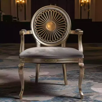 Аренда Стул Louis Gold обивка темно серый бархат в Sochi Marriott Krasnaya Polyana — ART SPACE