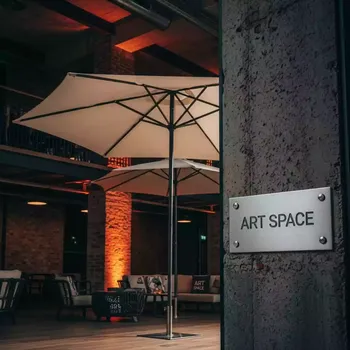 Аренда Зонт уличный 3х3 с центральной опорой в ресторане «Sanremo» — ART SPACE