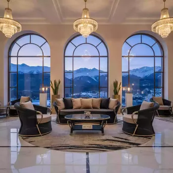 Аренда Мебельный комплект из ротанга в Rixos Krasnaya Polyana — ART SPACE