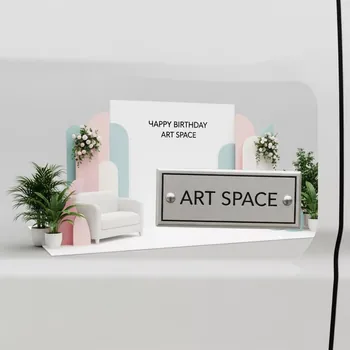 Аренда Фотозона на юбилей в стиле в этно-парке «Моя Россия» — ART SPACE
