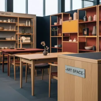 Аренда Мебель для ярмарки в ресторане «Магеллан» — ART SPACE