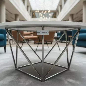 Аренда Стол журнальный Andrea Silver White в Rodina Grand Hotel & SPA — ART SPACE
