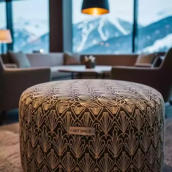 Аренда Пуф плетеный Рогоз в Green Flow Hotel — ART SPACE