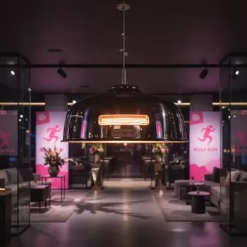 Аренда Обогреватель подвесной электрический Huggett Taket Steel 2125 в Radisson Collection Paradise — ART SPACE