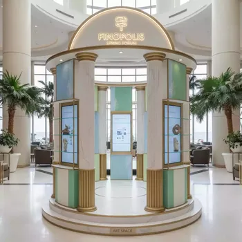 Аренда Стойки промо для стенда в Swissôtel Resort Sochi Kamelia — ART SPACE
