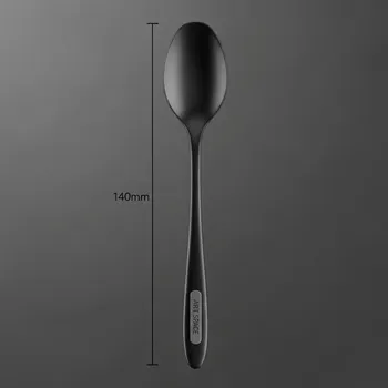 Аренда Ложка чайная черная Sapporo L 140 мм в Mantera Supreme — ART SPACE
