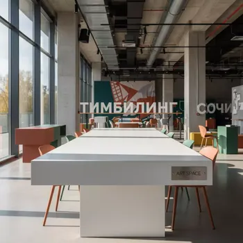 Аренда Стол Jerry white в санатории «Сочи» — ART SPACE