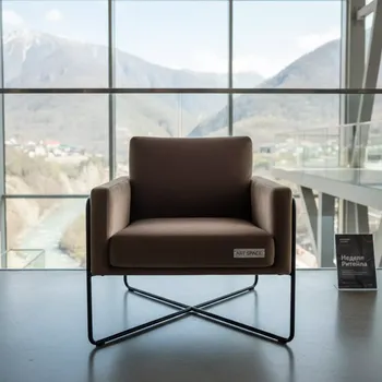 Аренда Кресло шоколадное велюровое Virginia в Skypark Sochi — ART SPACE