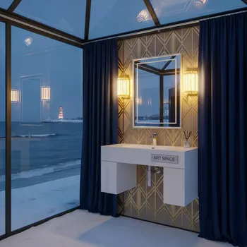 Аренда Тумба без раковины Cersanit MODUO SLIM 80 см подвесная белая на пляже «Маяк» — ART SPACE
