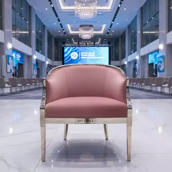 Аренда Стул Laval Gold розовый бархат в Pullman Sochi Centre — ART SPACE