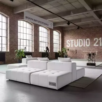 Аренда Диван модульный Module white в лофте «Студия 21» — ART SPACE