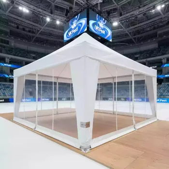 Аренда Тент Кайт 8х8 со стенками в ледовом дворце «Роза Хутор» — ART SPACE