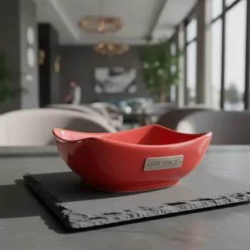 Аренда Блюдце для соуса красное 75х73х30 мм в Novotel Resort — ART SPACE