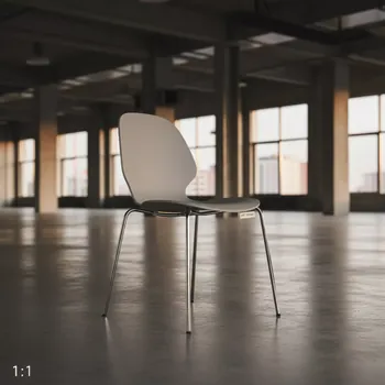 Аренда Стул пластиковый Alice хром светло серый в Gamma Sirius — ART SPACE