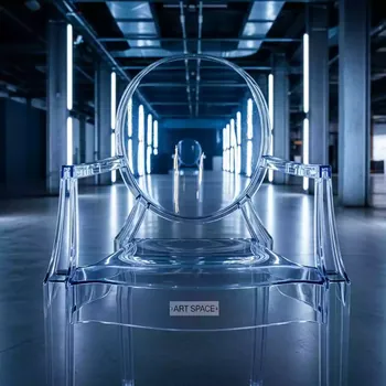 Аренда Стул банкетный прозрачный пластиковый Cristal Light в Керлинговом центре «Ледяной куб» — ART SPACE