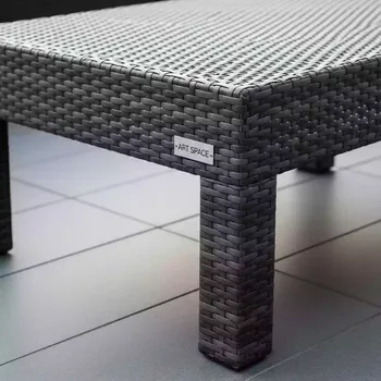 Аренда Столик журнальный пластиковый плетеный Miami Lounge Table в Imeretinskiy Hotel — ART SPACE