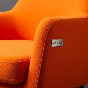 Аренда Чехол Е01 на стул Eames уплотненный велюр оранжевый в комплексе Sea Galaxy — ART SPACE