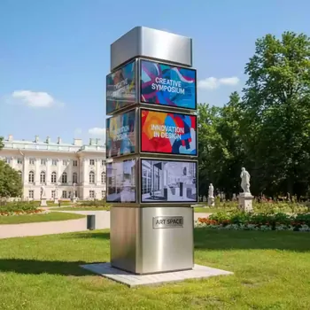 Аренда Промостойки рекламные City в усадьбе Голицына — ART SPACE