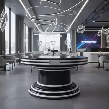 Аренда Столик круглый в форме шашки в ресторане «Баран-Рапан» — ART SPACE