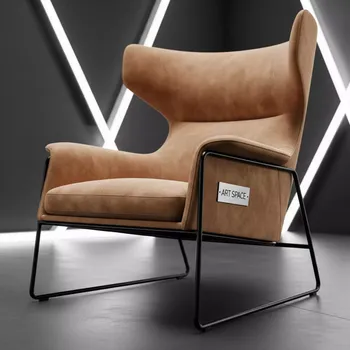 Аренда Полукресло Fendi велюр Velutto светлый орех в Boutique Hotel PORTUM 1905 — ART SPACE