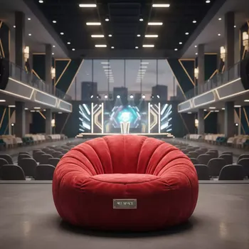 Аренда Кресло мешок Груша красное в VK Stadium Sirius — ART SPACE