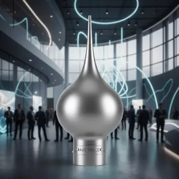 Аренда Навершие "Луковица" матовое серебро в санатории «Русь» — ART SPACE