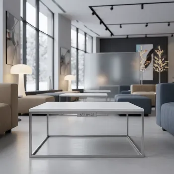 Аренда Стол журнальный Cube Loft белый в Bridge Resort — ART SPACE