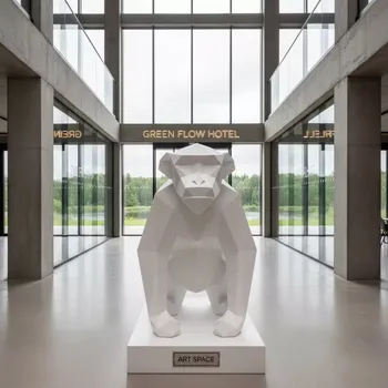 Аренда Фигура пластиковая дизайнерская Origami Saru Basic в Green Flow Hotel — ART SPACE