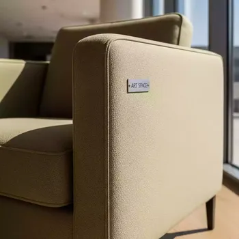 Аренда Кресло шезлонг Каро экокожа Hi Dollaro в Mövenpick Hotel — ART SPACE