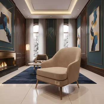 Аренда Стул Бриф Original велюр бежевый в Karat Resort — ART SPACE