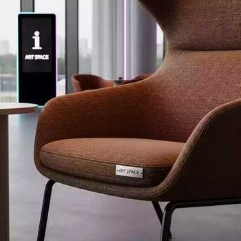 Аренда Стул Kongsberg ткань коричневая ножки черные в Mövenpick Hotel — ART SPACE