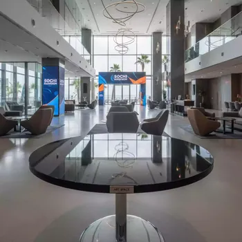 Аренда Стол Eames D 100 чёрный в Pullman Sochi Centre — ART SPACE