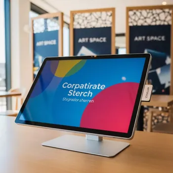 Аренда Интерактивная настольная книга AVKompleks RGB 43 на стационарной опоре в ресторане «Sanremo» — ART SPACE