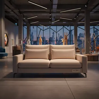 Аренда Диван двухместный с подушками Miura Bisque в VK Stadium Sirius — ART SPACE