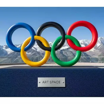 Аренда Пневмофигура Олимпийские кольца в Поляна 1389 Отель и Спа — ART SPACE