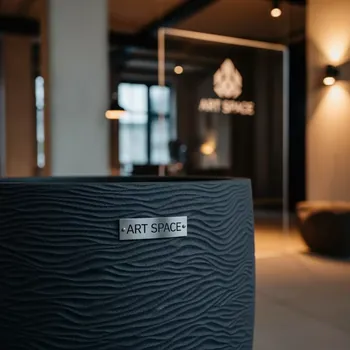 Аренда Кашпо для цветов Prosperplast Sandy 37 18 л антрацит в Boutique Hotel PORTUM 1905 — ART SPACE