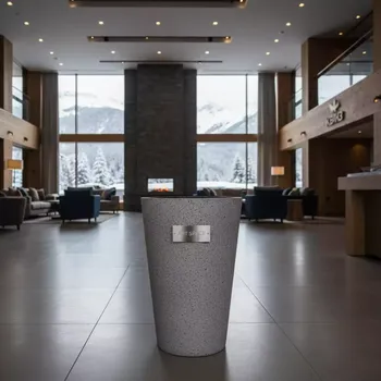 Аренда Кашпо Prosperplast Tubus Slim Beton 64,35 л бетон в Golden Tulip Rosa Khutor — ART SPACE