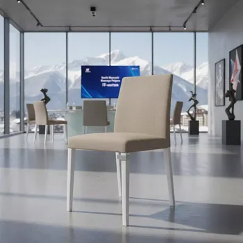 Аренда Стул Mix сиденье и спинка Twinkle ножки бук морилка белая в Sochi Marriott Krasnaya Polyana — ART SPACE