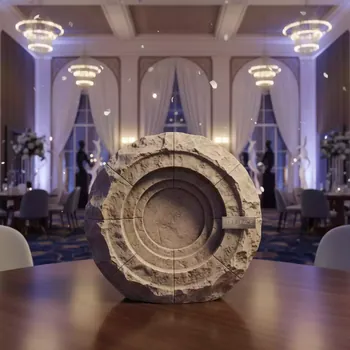 Аренда Элемент декора Stone диаметр 31 см круглый в отеле «Богатырь» — ART SPACE