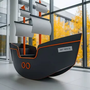 Аренда Качалка пиратский кораблик в Университете «Сириус» — ART SPACE
